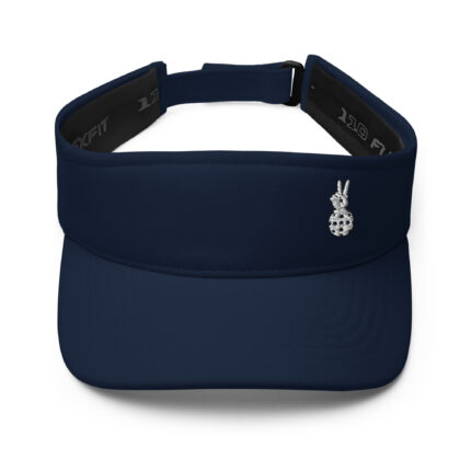 Pickleball visor, navy blue, with the Paddle Hands logo on the left side.
